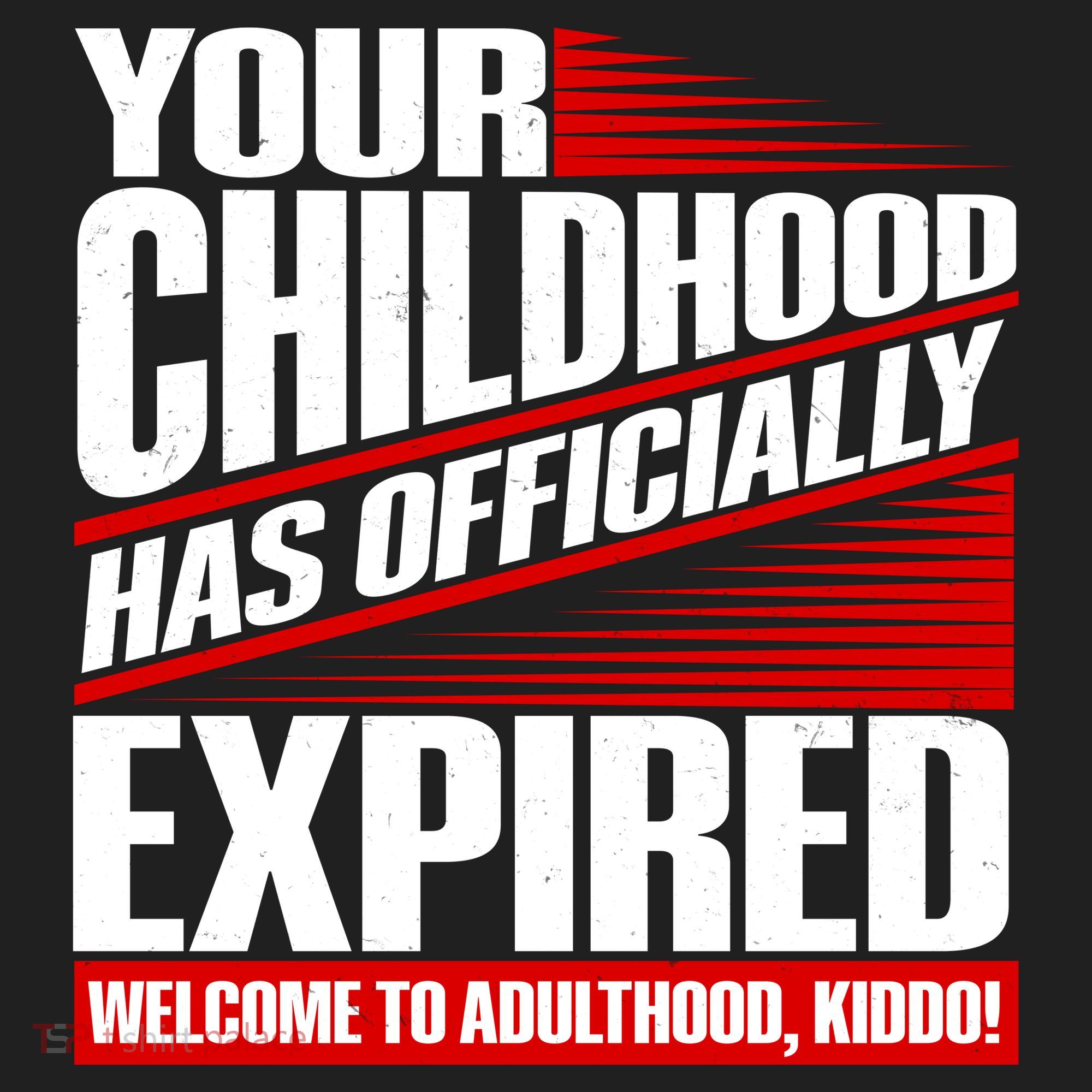 Funny Your Childhood Has Officially Expired Happy Birthday Hat