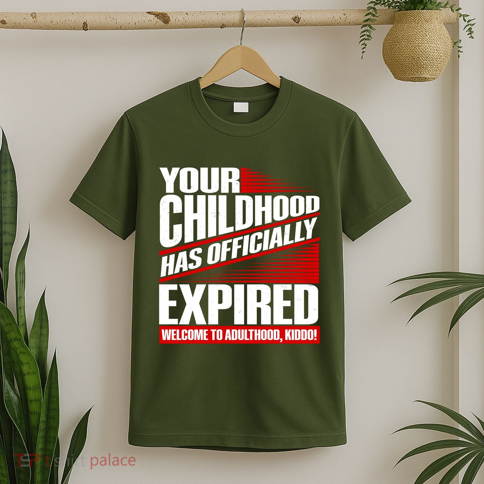 Funny Your Childhood Has Officially Expired Happy Birthday T-Shirt