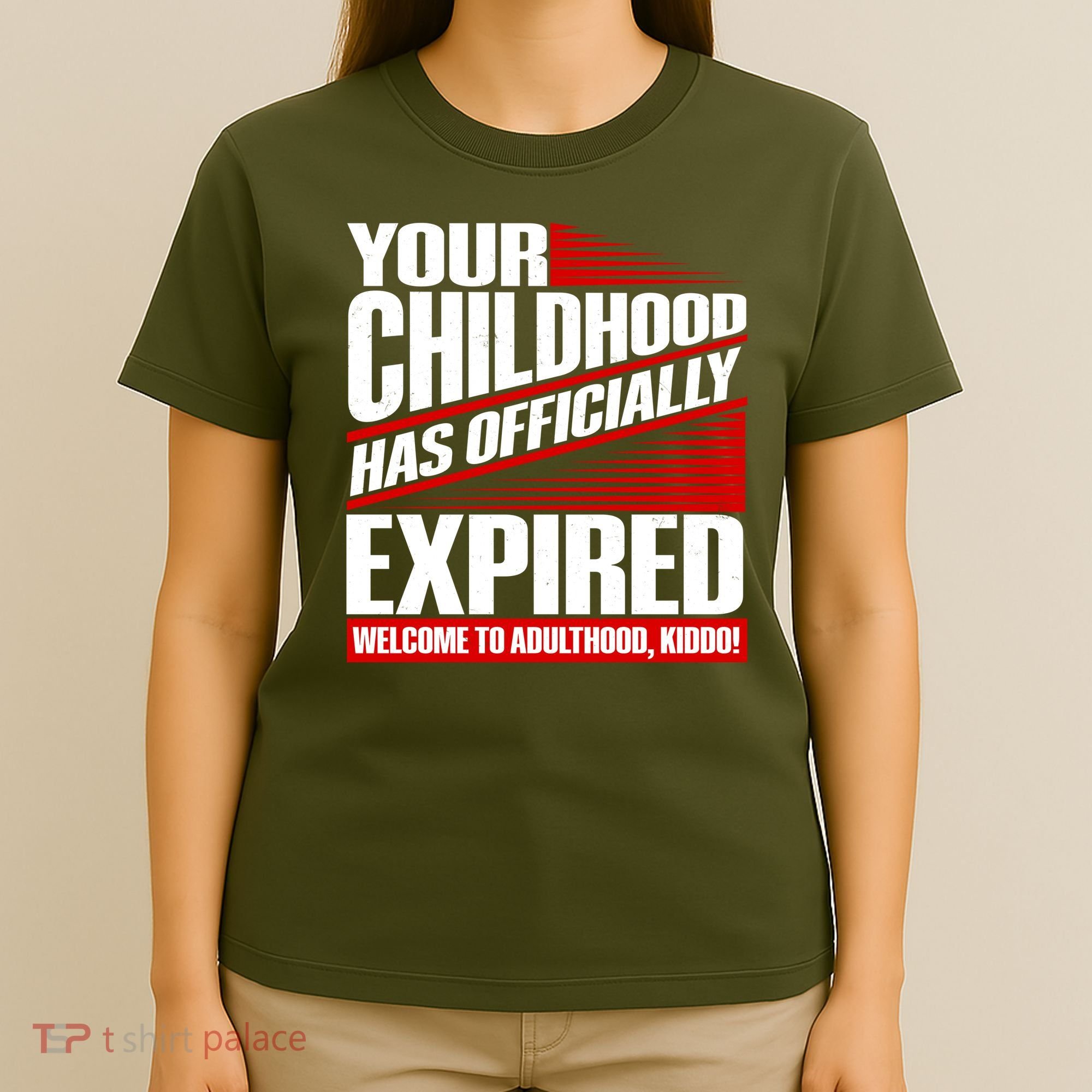 Funny Your Childhood Has Officially Expired Happy Birthday T-Shirt