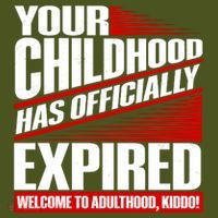 Funny Your Childhood Has Officially Expired Happy Birthday Backpack thumb 2