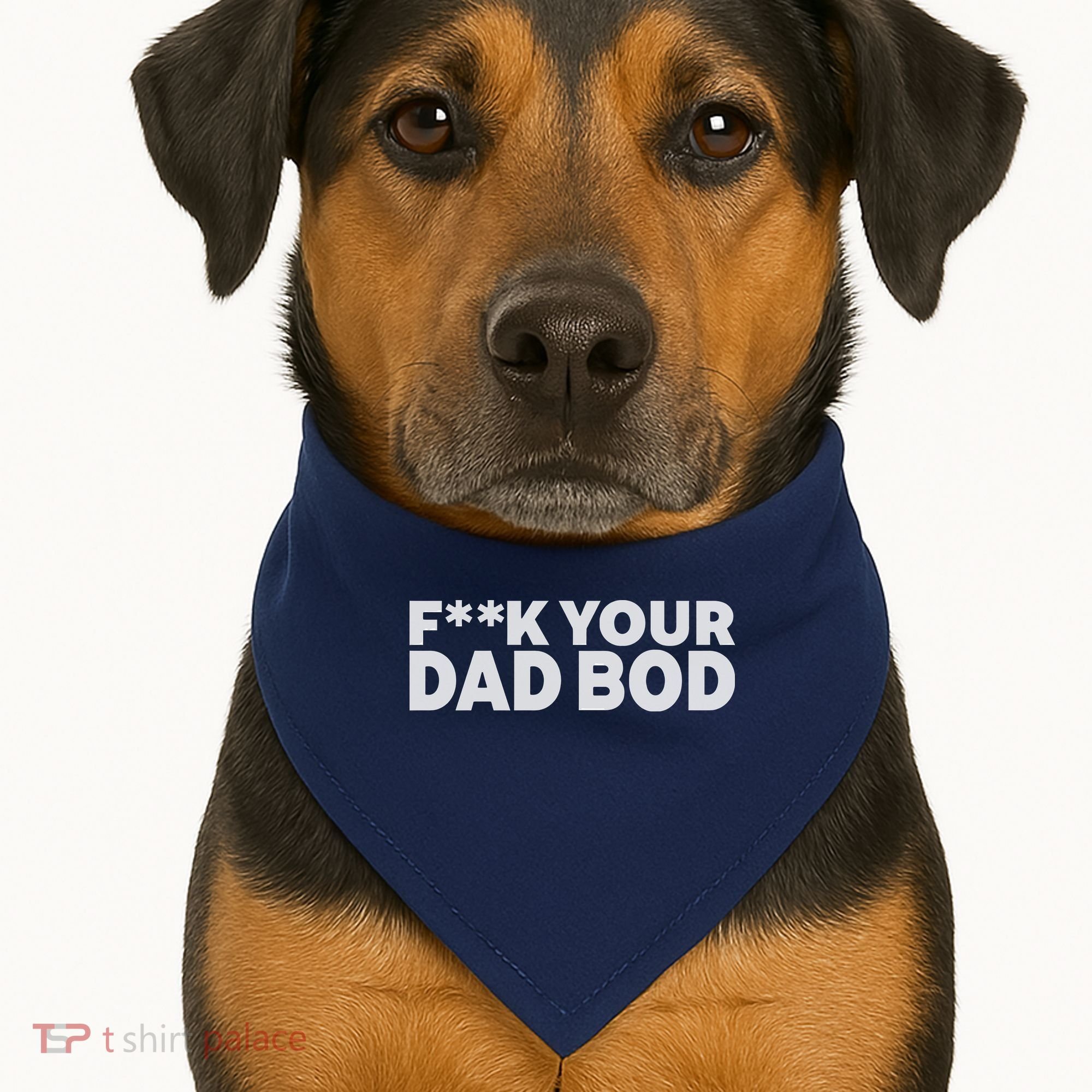 Fuck Your Dad Bod USA-Made Doggie Bandana