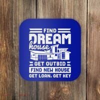 Find Your Dream House Property Housewarming Party Gift Coaster thumb 0