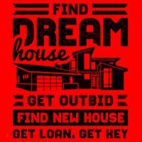 Find Your Dream House Property Housewarming Party Gift Santa Hat thumb 1
