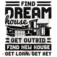 Find Your Dream House Property Housewarming Party Gift Ceramic Ornament thumb 2