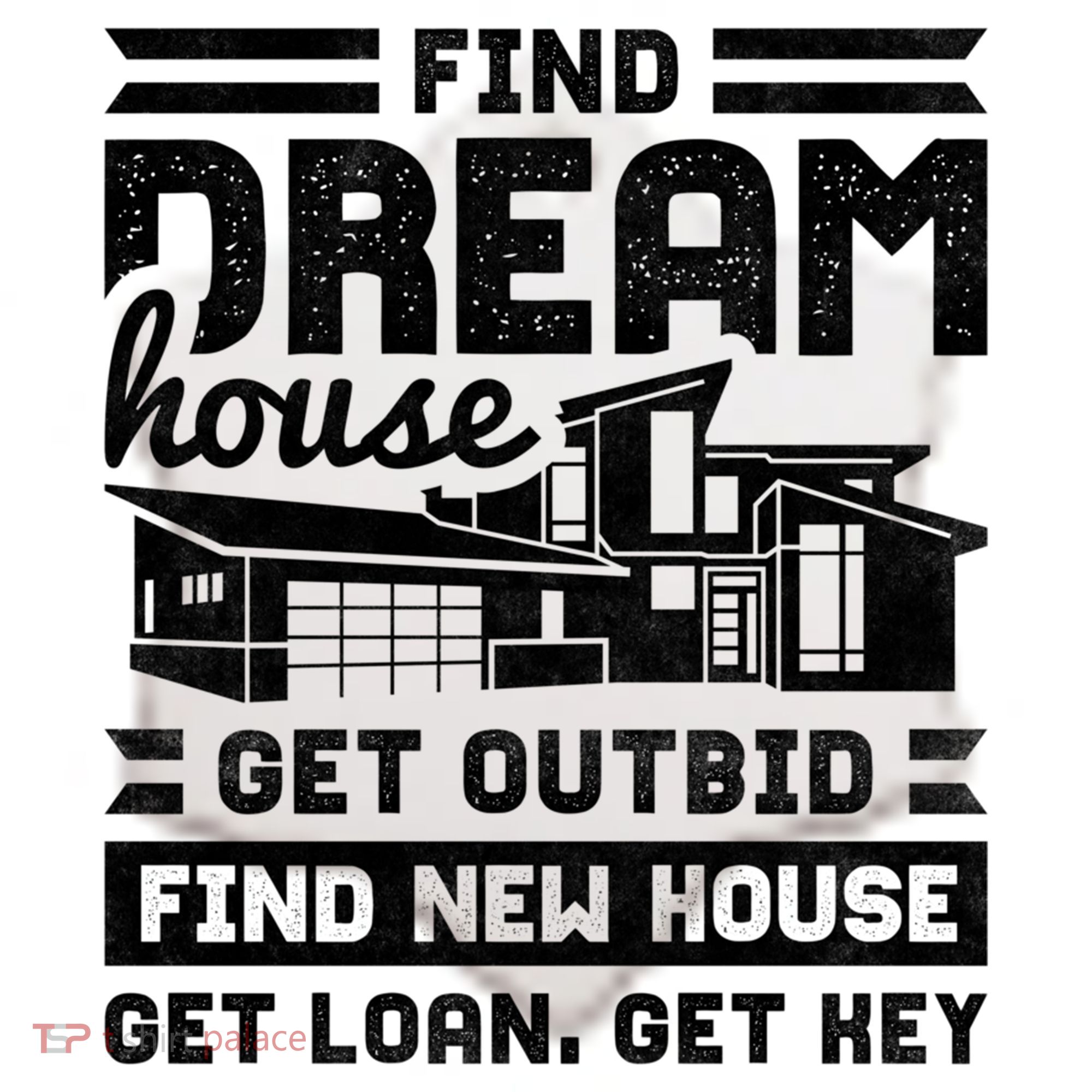 Find Your Dream House Property Housewarming Party Gift Ceramic Ornament
