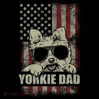 Funny Yorkie Dad American Flag Dog Daddy Fathers Day Tee Coffee Mug thumb 5