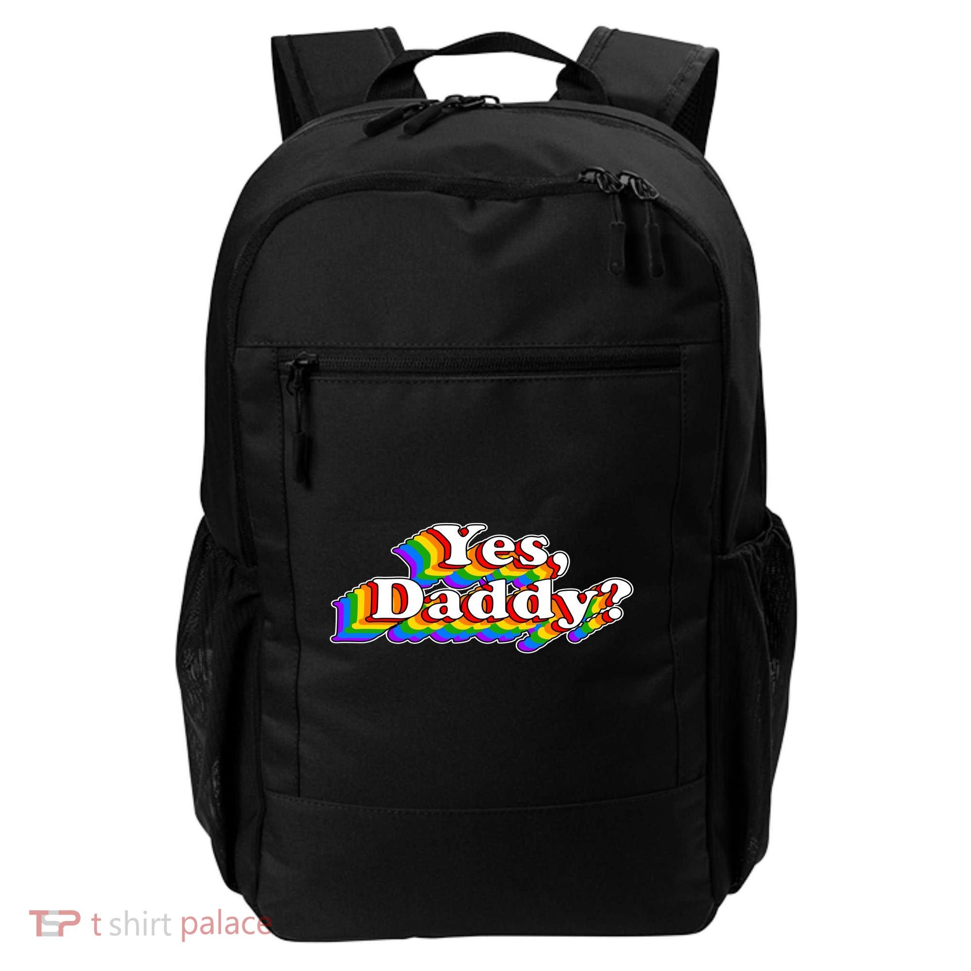 Funny Yes Daddy Retro Naughty Daddy's Girl Backpack