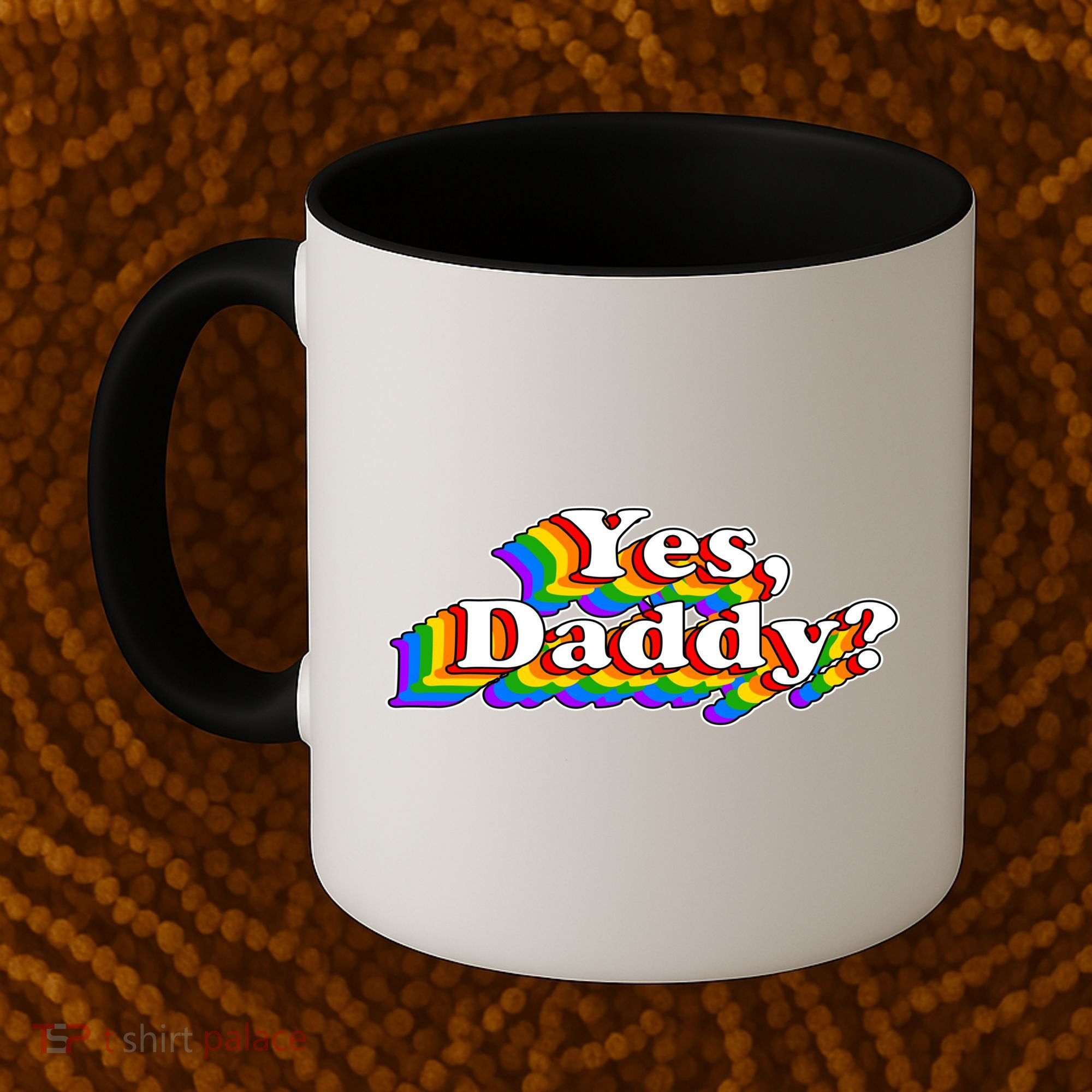 Funny Yes Daddy Retro Naughty Daddy's Girl Coffee Mug