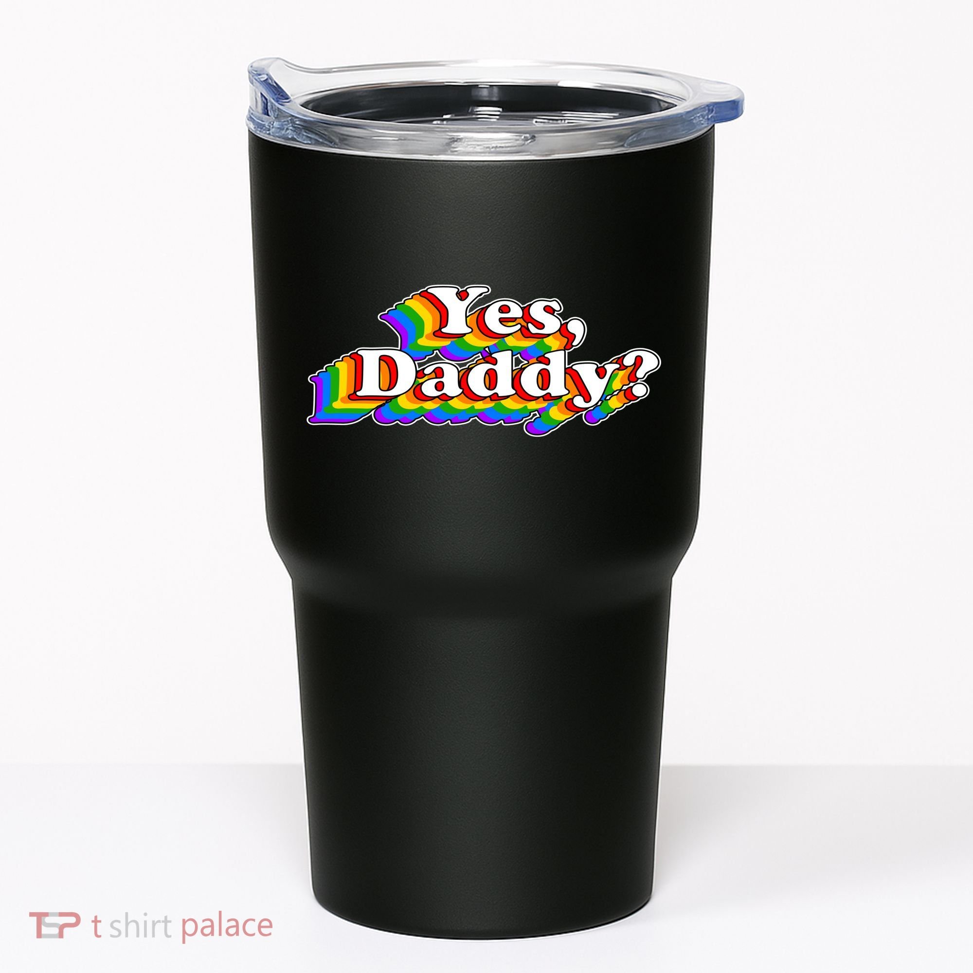 Funny Yes Daddy Retro Naughty Daddy's Girl Tumbler