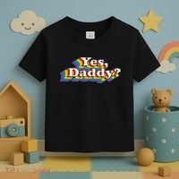 Funny Yes Daddy Retro Naughty Daddy's Girl Toddler T-Shirt thumb 3