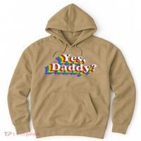 Funny Yes Daddy Retro Naughty Daddy's Girl Hoodie thumb 0
