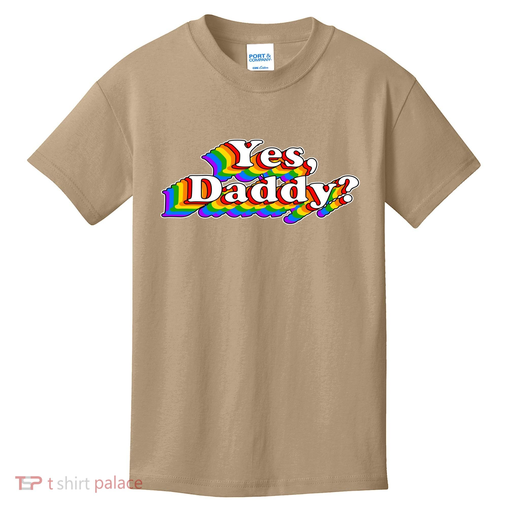 Funny Yes Daddy Retro Naughty Daddy's Girl Kids T-Shirt