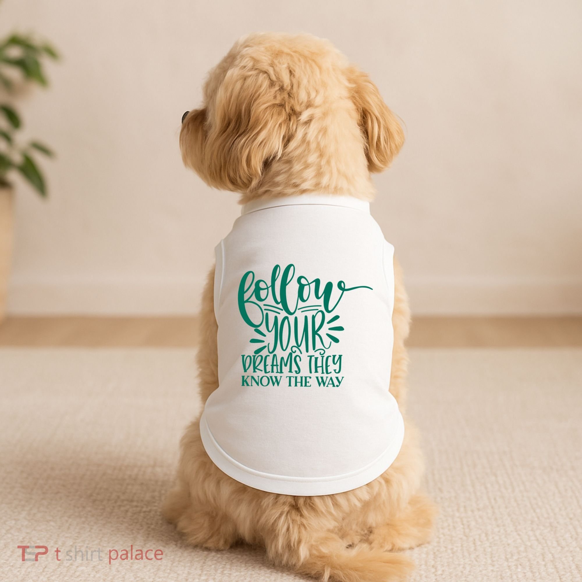 Follow Your Dreams They Know The Way Funny Doggie Tank