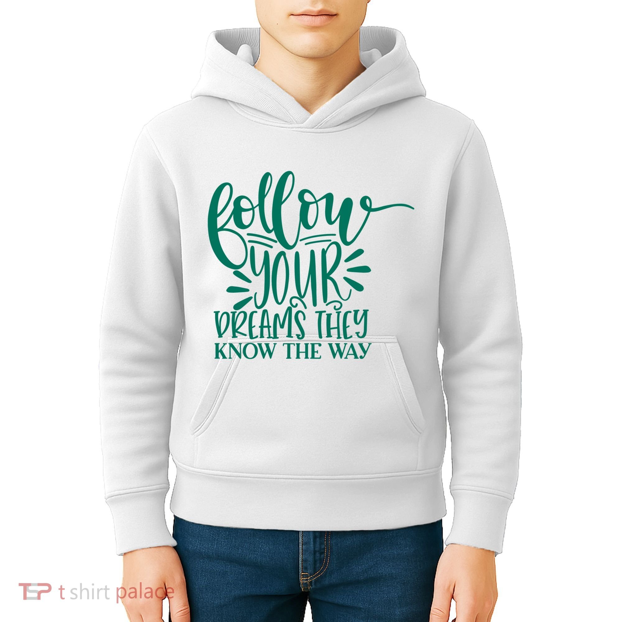 Follow Your Dreams They Know The Way Funny Kids Hoodie