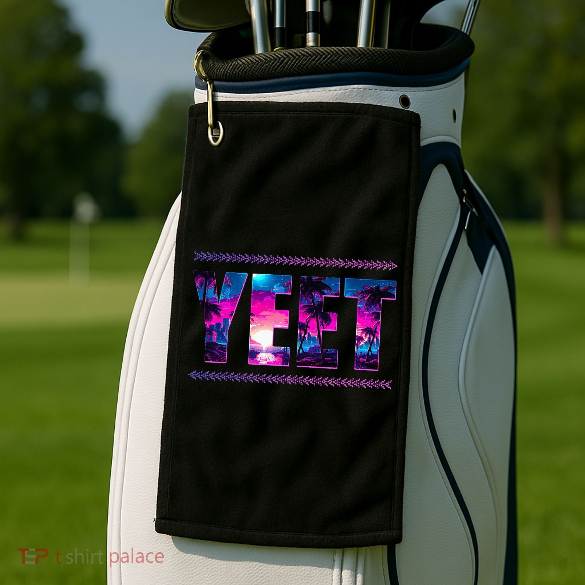 Funny Yeet Golf Towel