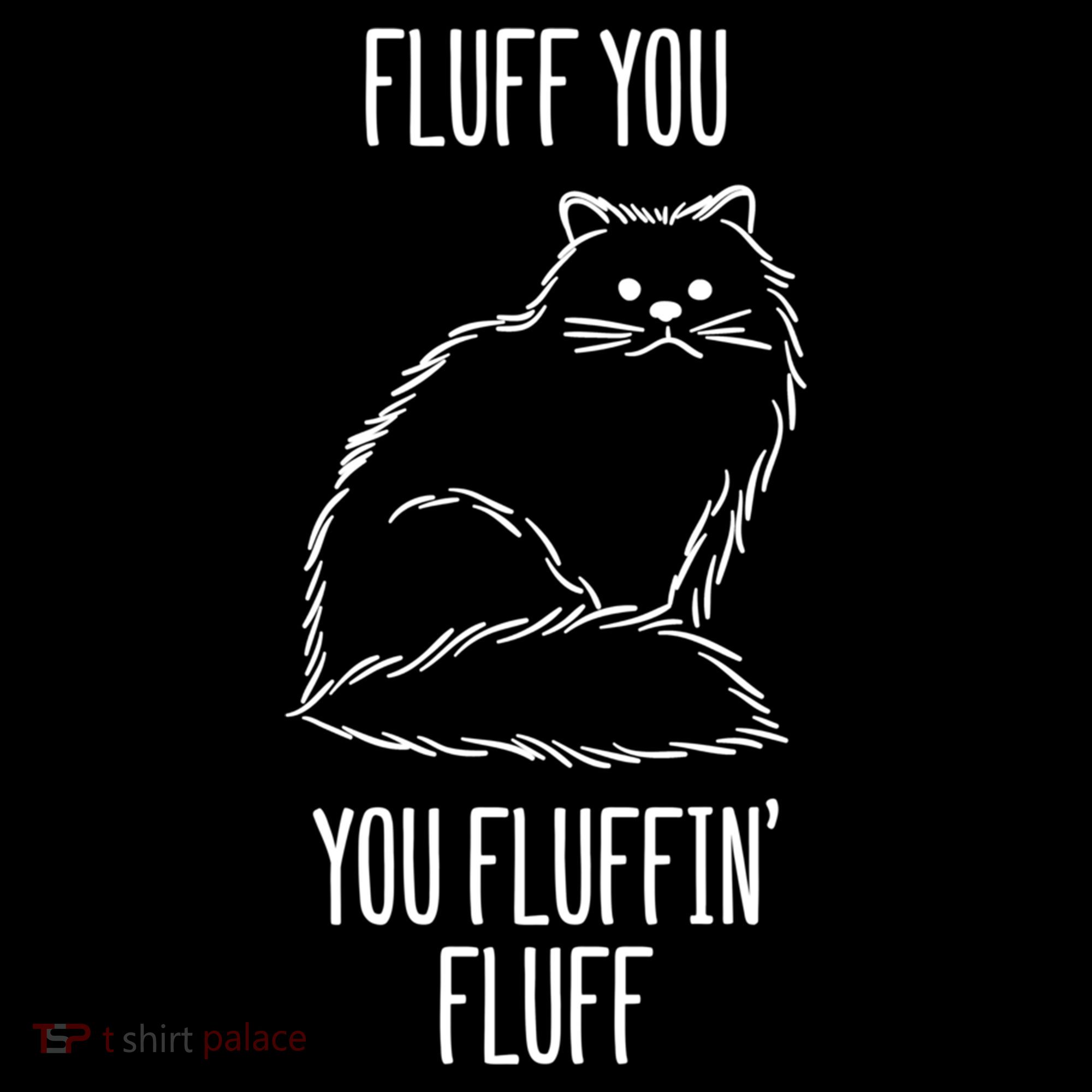 Fluff You Fluffin Fluff Cat Saying Sarcastic Gift Women's Hoodie