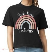 Feel Your Feelings Rainbow Comfort Colors Boxy T-Shirt thumb 0