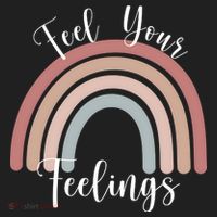 Feel Your Feelings Rainbow Comfort Colors Boxy T-Shirt thumb 3