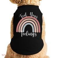 Feel Your Feelings Rainbow Doggie Tank thumb 0