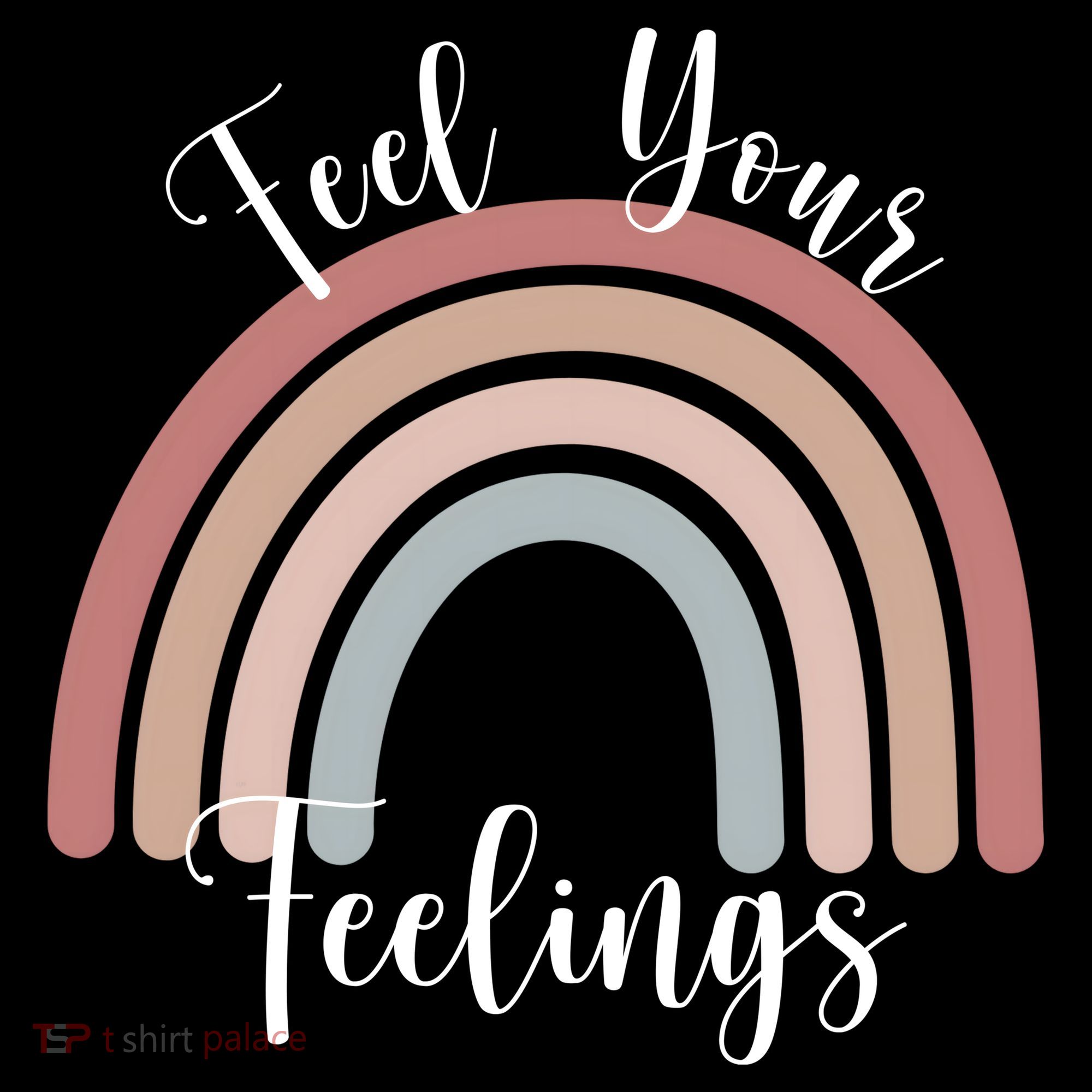 Feel Your Feelings Rainbow Bucket Hat