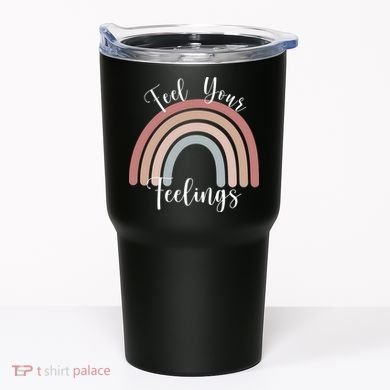 Feel Your Feelings Rainbow Tumbler