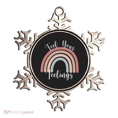 Feel Your Feelings Rainbow Ornament