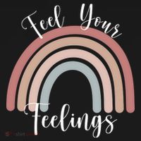 Feel Your Feelings Rainbow Ornament thumb 1