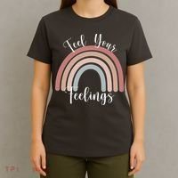 Feel Your Feelings Rainbow T-Shirt thumb 4