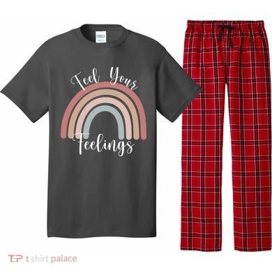 Feel Your Feelings Rainbow Pajama Set