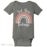 Feel Your Feelings Rainbow Baby Bodysuit thumb 0