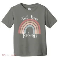Feel Your Feelings Rainbow Toddler T-Shirt thumb 0