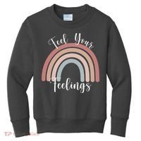 Feel Your Feelings Rainbow Kids Sweatshirt thumb 0