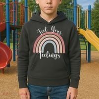 Feel Your Feelings Rainbow Kids Hoodie thumb 2