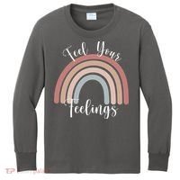 Feel Your Feelings Rainbow Kids Long Sleeve Shirt thumb 0