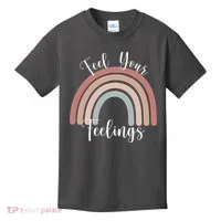 Feel Your Feelings Rainbow Kids T-Shirt thumb 0