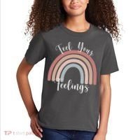 Feel Your Feelings Rainbow Kids T-Shirt thumb 2