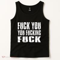 Fuck You Fucking Cool Sayings Hipster Tank Top thumb 2