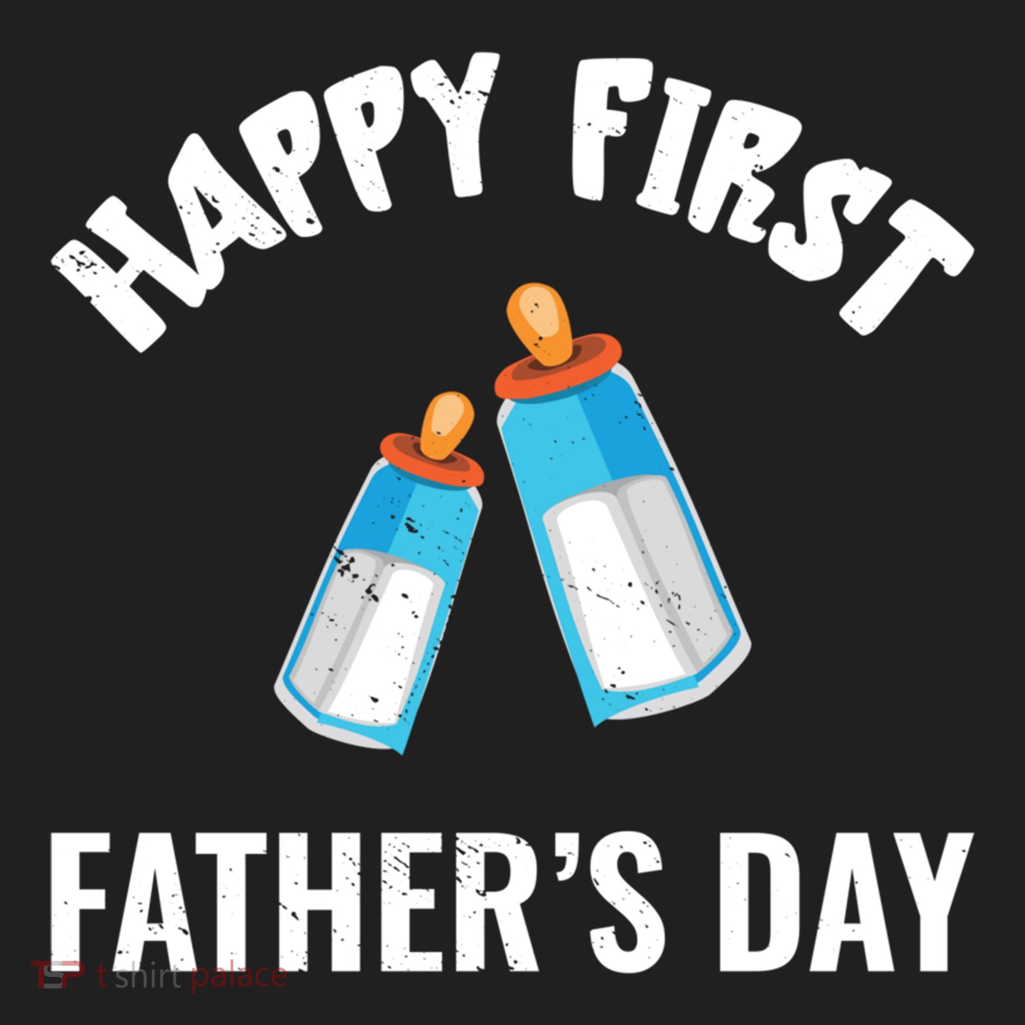First Year Fathers Day Funny Bottles Milk Best Daddy Cool Gift Beanie