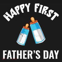 First Year Fathers Day Funny Bottles Milk Best Daddy Cool Gift Women's Hoodie thumb 2