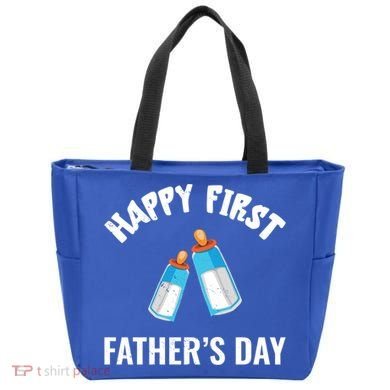 First Year Fathers Day Funny Bottles Milk Best Daddy Cool Gift Tote Bag