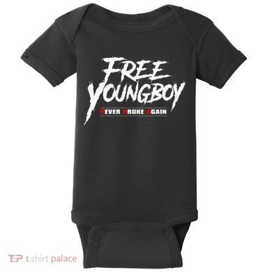 Free Y.O.U.N.G.B.O.Y Baby Bodysuit