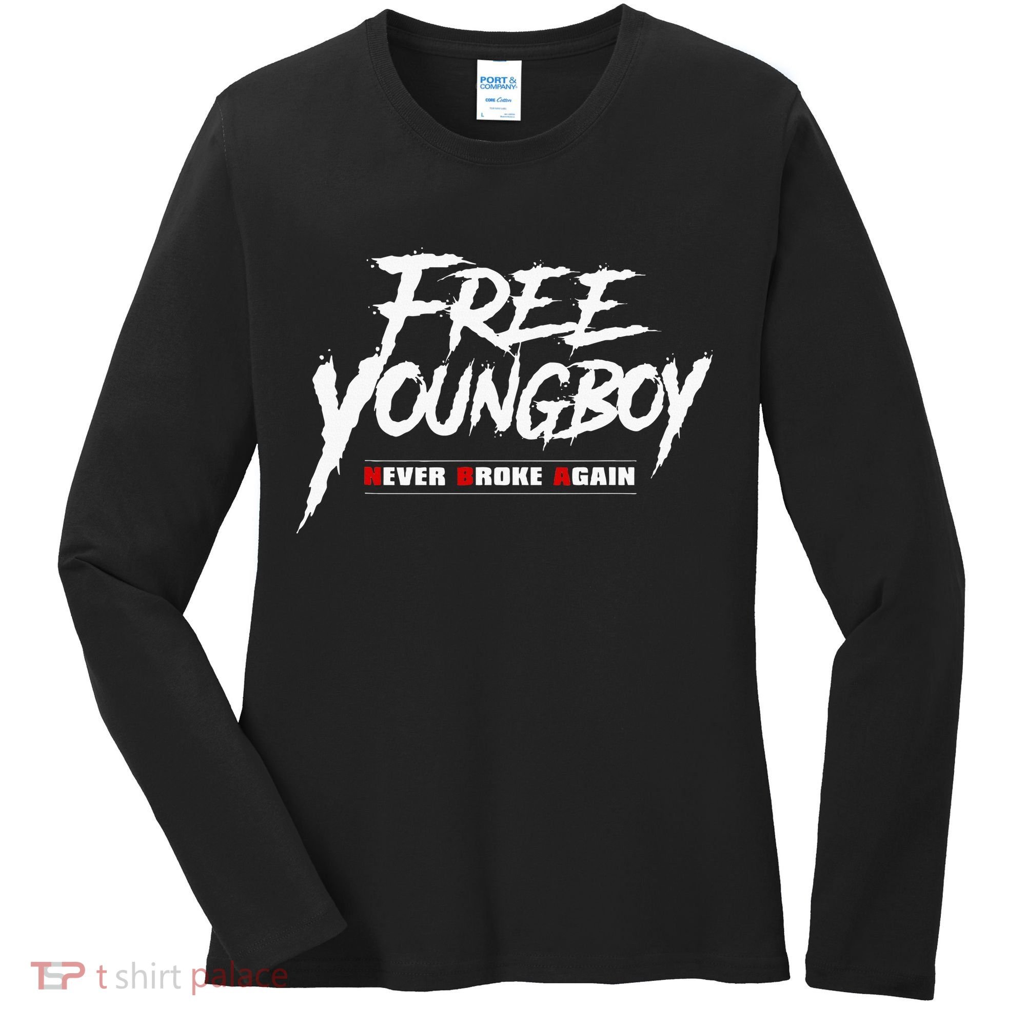Free Y.O.U.N.G.B.O.Y Women's Long Sleeve Shirt