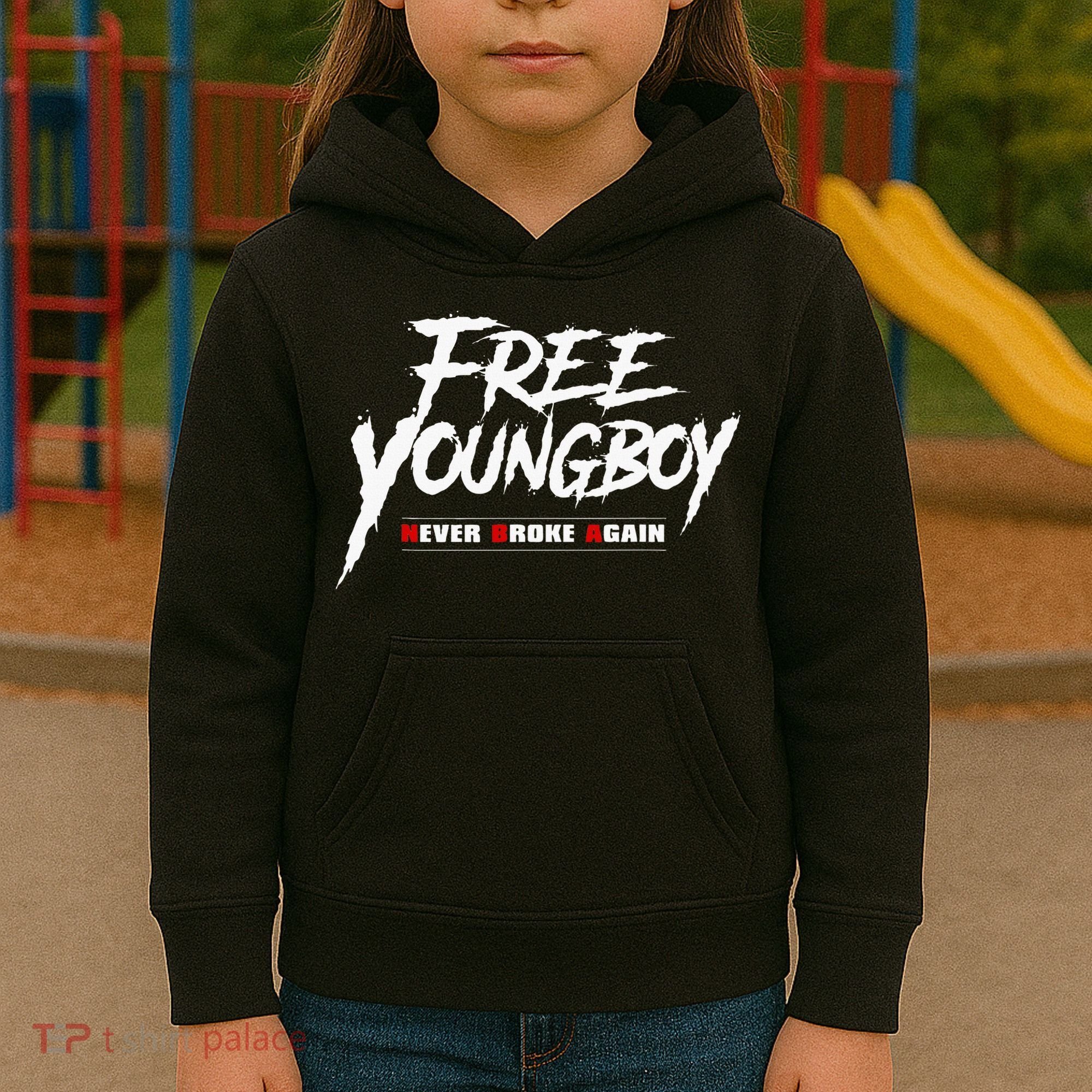 Free Y.O.U.N.G.B.O.Y Kids Hoodie