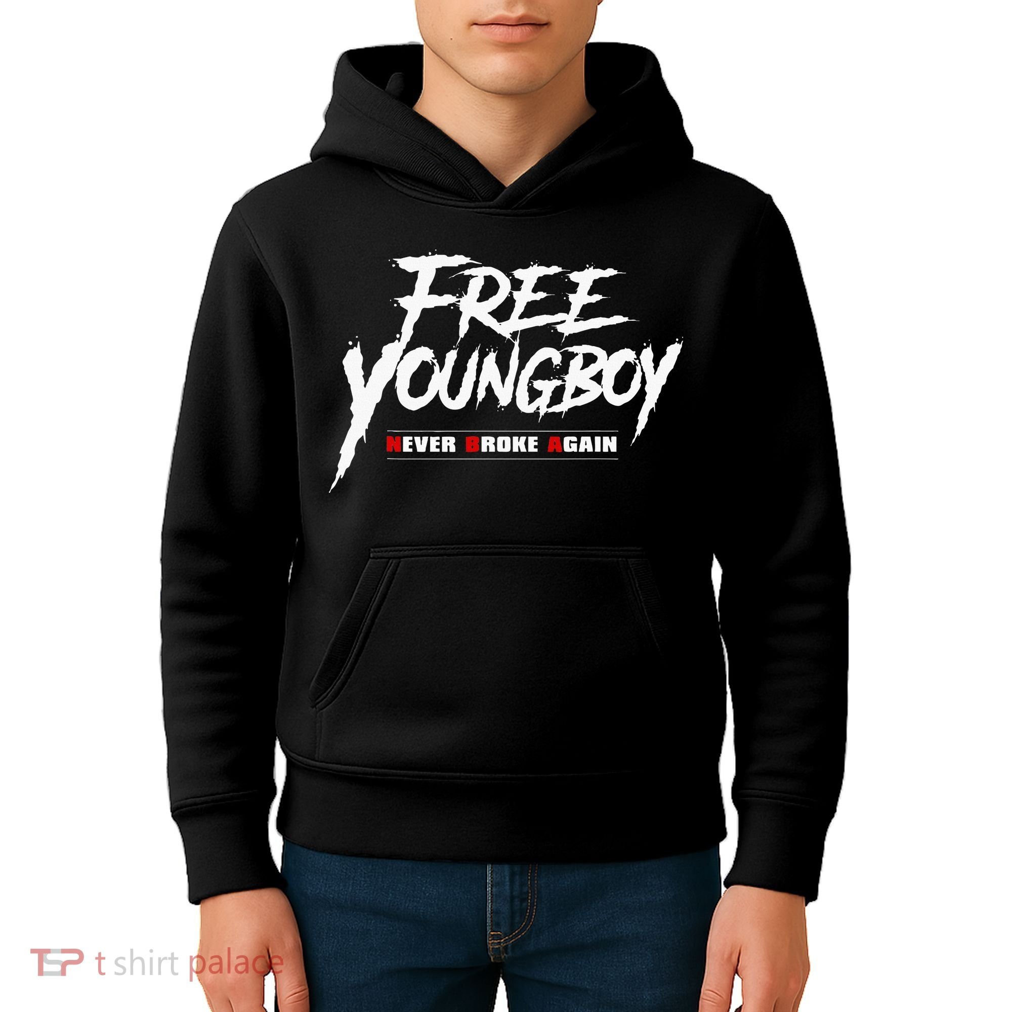 Free Y.O.U.N.G.B.O.Y Kids Hoodie