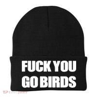 Fuck You Go Birds Beanie thumb 0