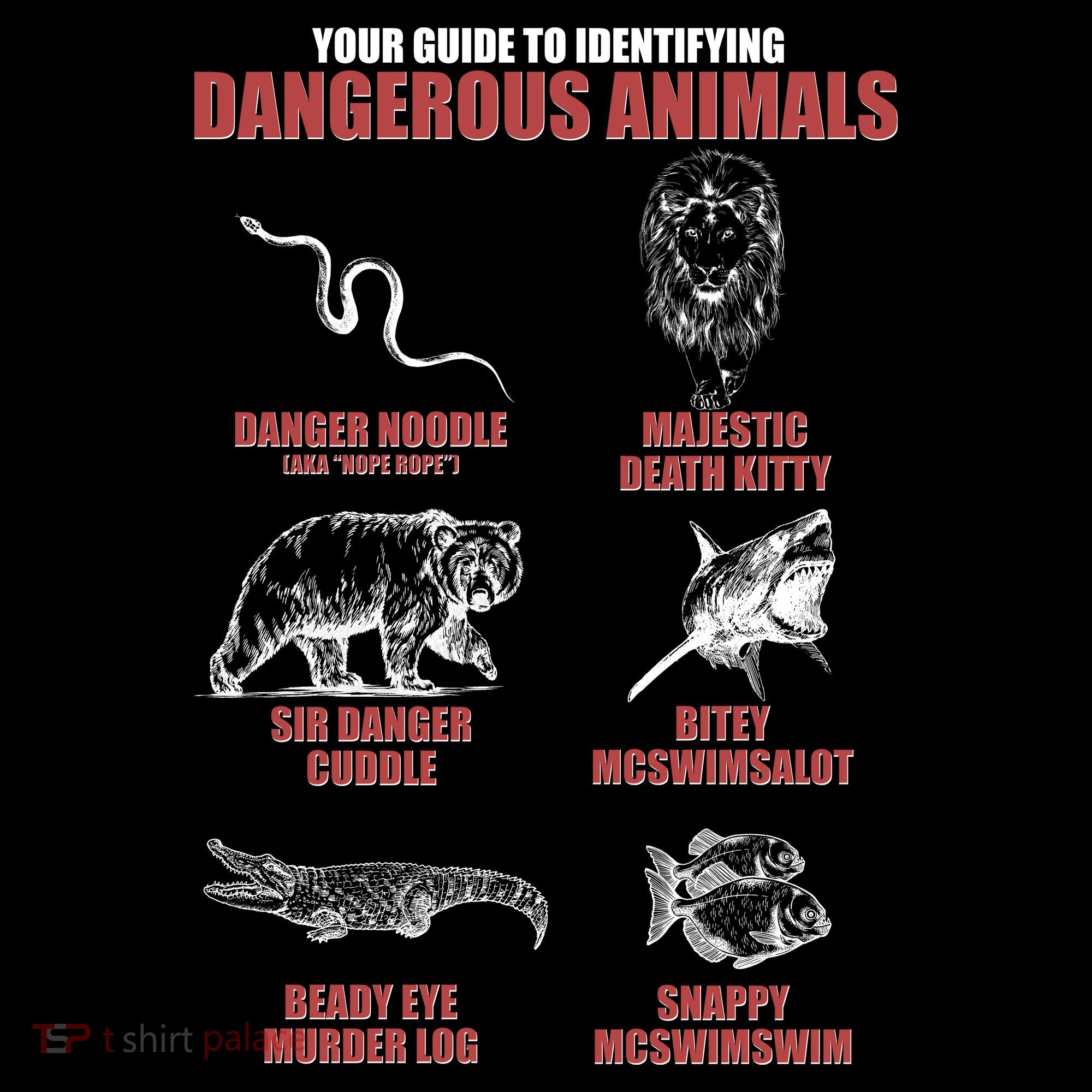 Funny Your Guide To Identifying Dangerous Animals Doggie Tank
