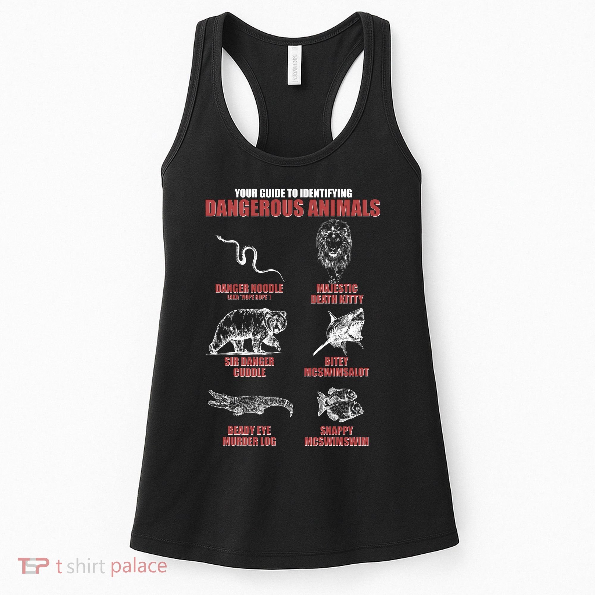 Funny Your Guide To Identifying Dangerous Animals Women's Tank Top