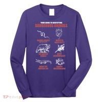 Funny Your Guide To Identifying Dangerous Animals Long Sleeve Shirt thumb 0