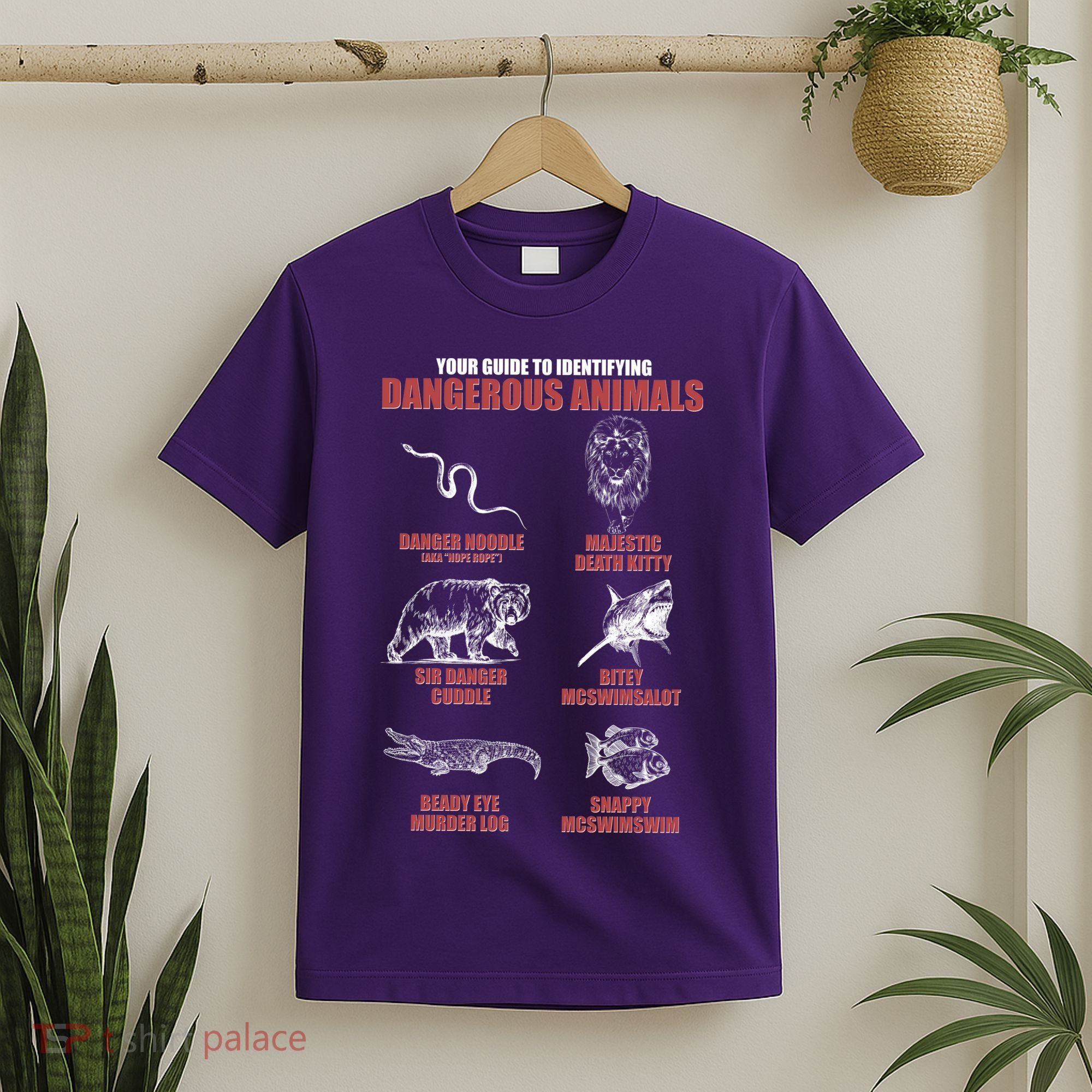 Funny Your Guide To Identifying Dangerous Animals T-Shirt
