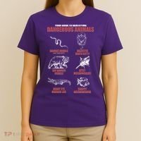 Funny Your Guide To Identifying Dangerous Animals T-Shirt thumb 4
